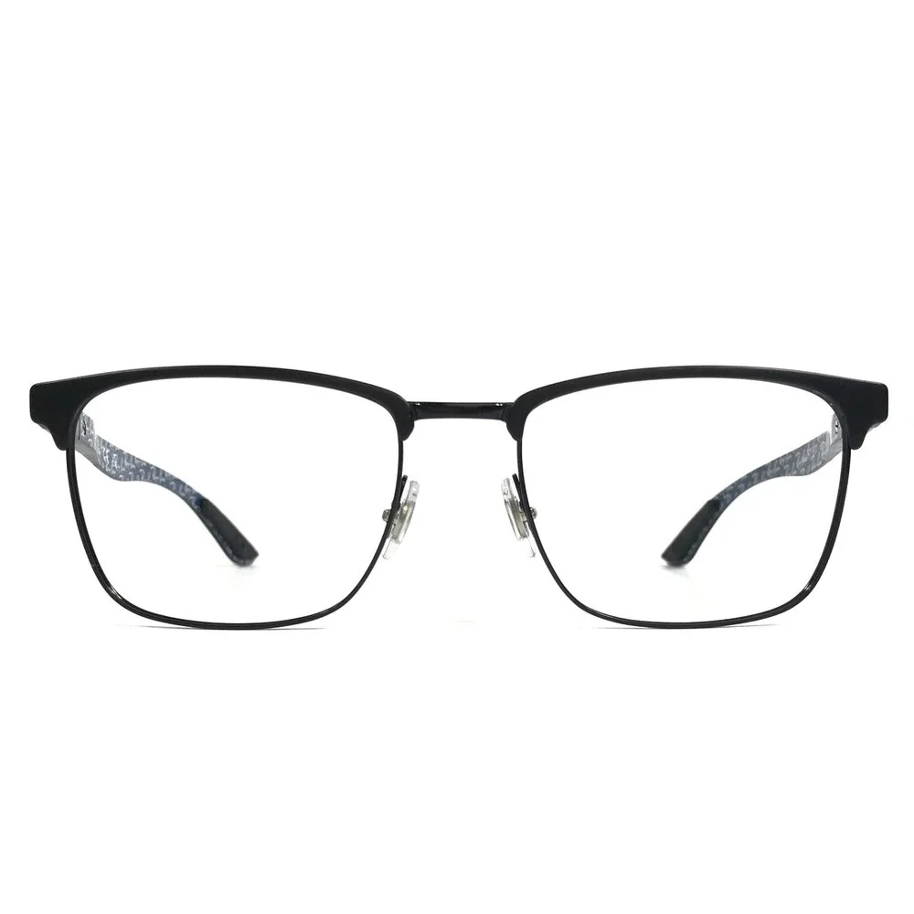 Ray-Ban Eyeglasses Frames RB8421 2904 Black Blue Carbon Fiber Square 54-19-145